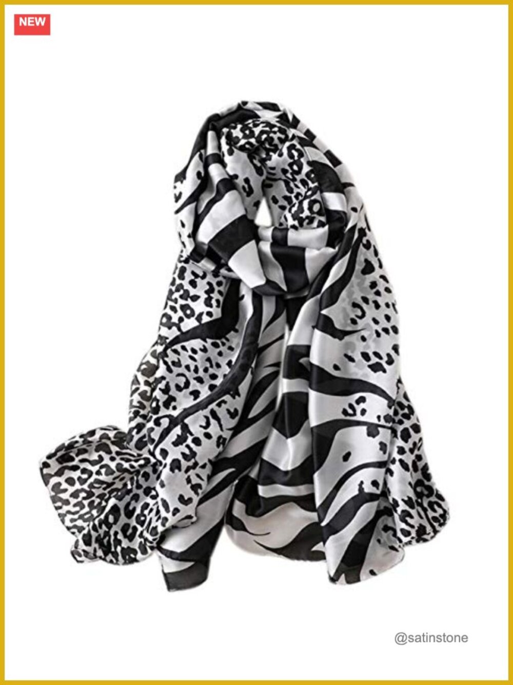 Mulberry Silk Scarf Long Lightweight Shawl Wrap Women's Fashion